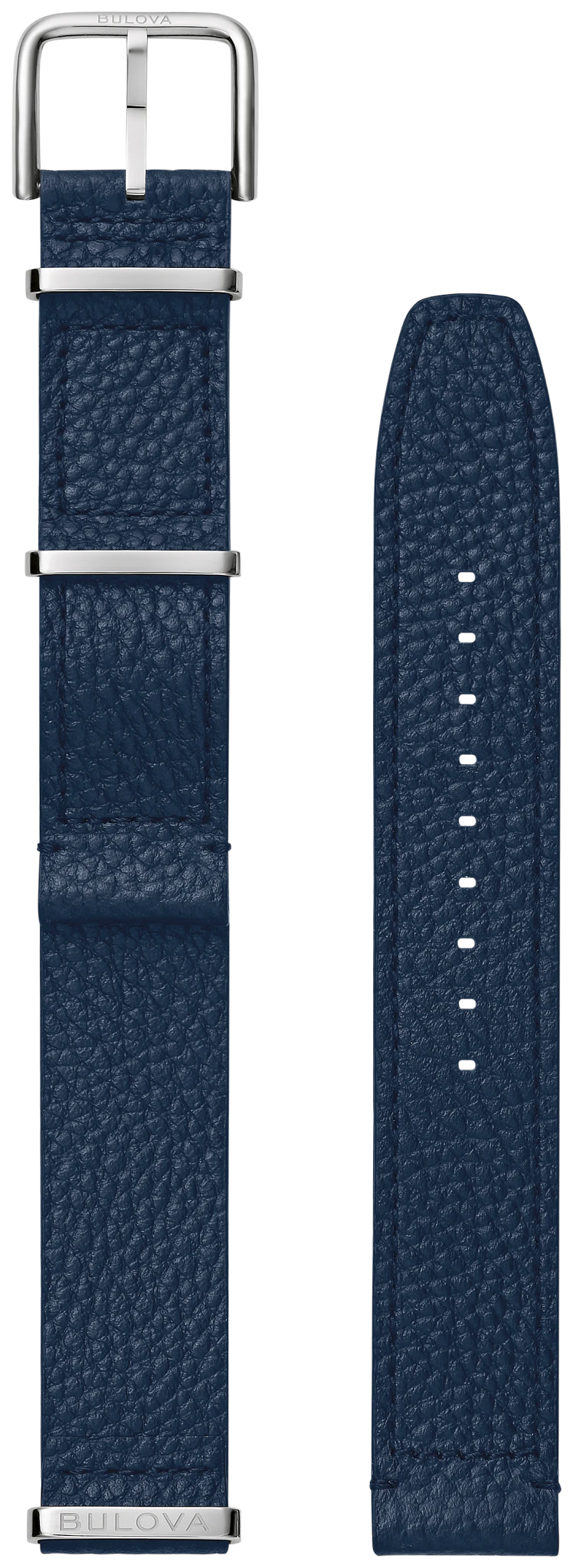 Dial Navy Leather Strap 9S20018ST | Bulova